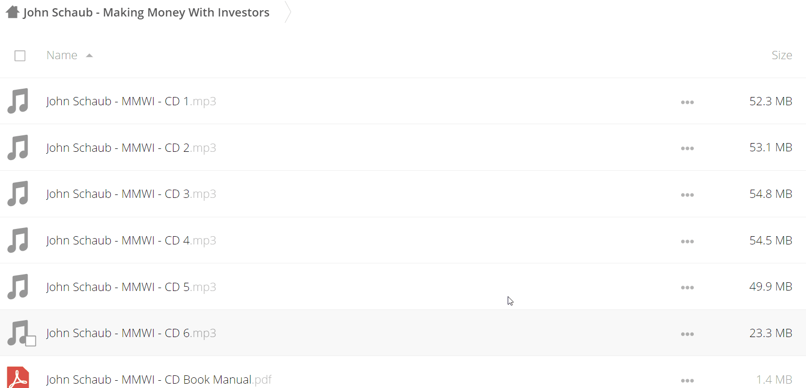 Making Money With Investors - John Schaub
