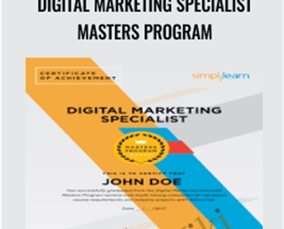 Digital Marketing Specialist Masters Program - Simplilearn