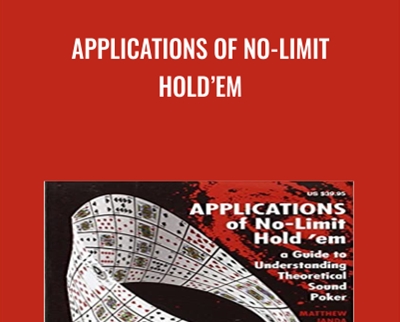 Applications of No-Limit Hold'em - Matthew Janda