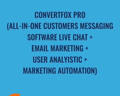 ConvertFox PRO (All-In-One Customers Messaging Software Live Chat + Email Marketing + User Analyistic + Marketing Automation) - ConvertFox