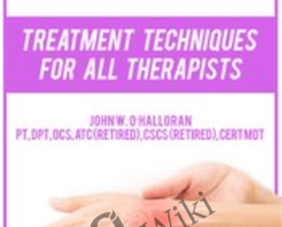 Osteoarthritis: Treatment Techniques for All Therapists - John W. OHalloran
