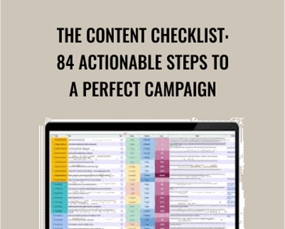 The Content Checklist: 84 Actionable Steps To A Perfect Campaign - Lean Content Academy