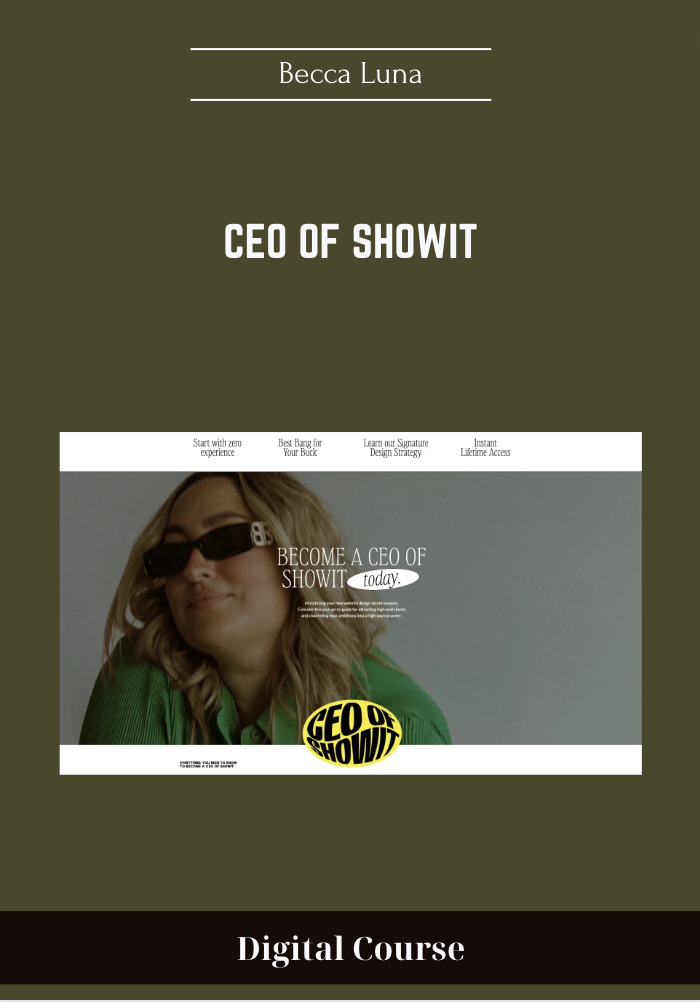 CEO of Showit - Becca Luna - $79