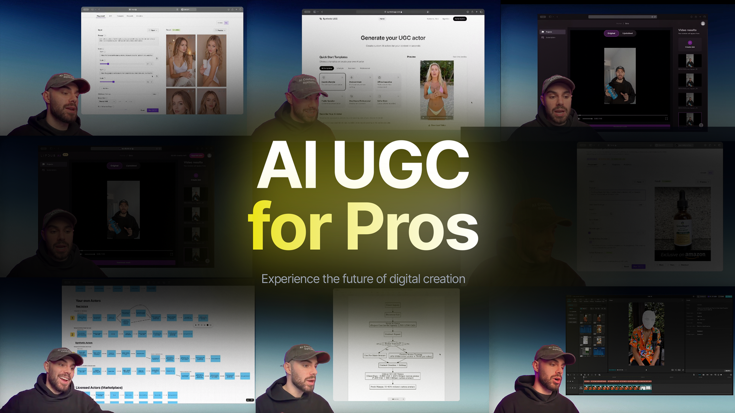 Real Actors in AI-Driven UGC